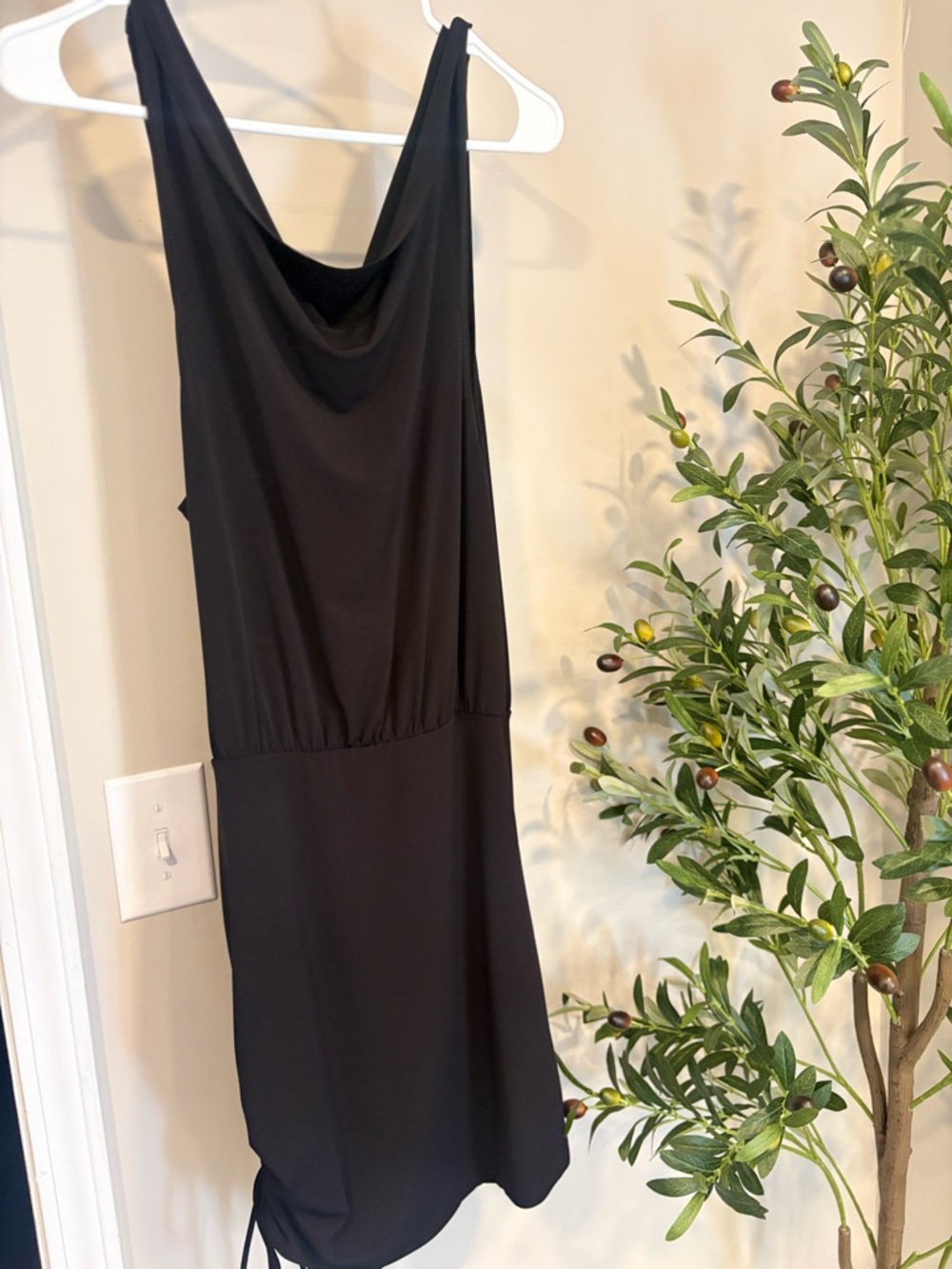 Fashion Nova Black Sleeveless Cowl Neck Dress - Picture 5 of 8